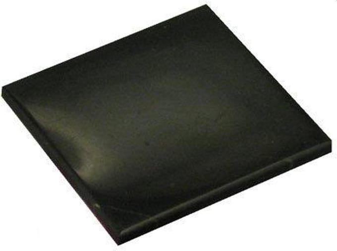 Set van 4 shungiet tegel onderzetters 10x10x1 cm