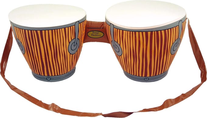 Opblaasbare Bongo Drums - 27 x 25 x 62 cm