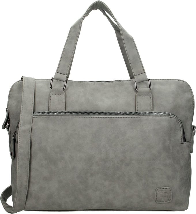 Enrico Benetti Omhang Hand & Schoudertas Laptop Tas Grijs