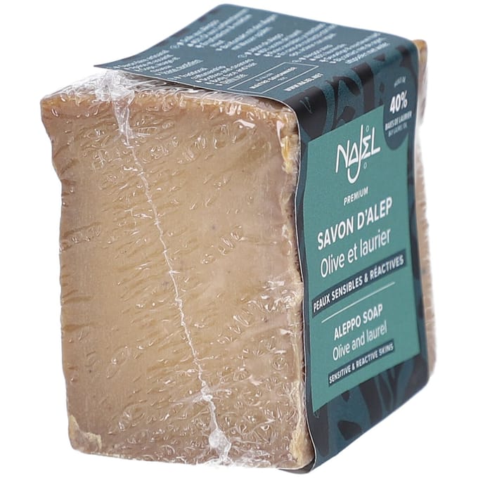 Najel - 40% Bay Laurel Oil Aleppo Soap 185g