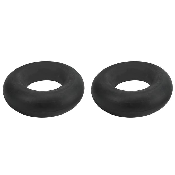 2 STUKS 16X6.50?8.0 Binnenband met TR13 Recht Ventiel Rubber Vervanging voor John Deere black