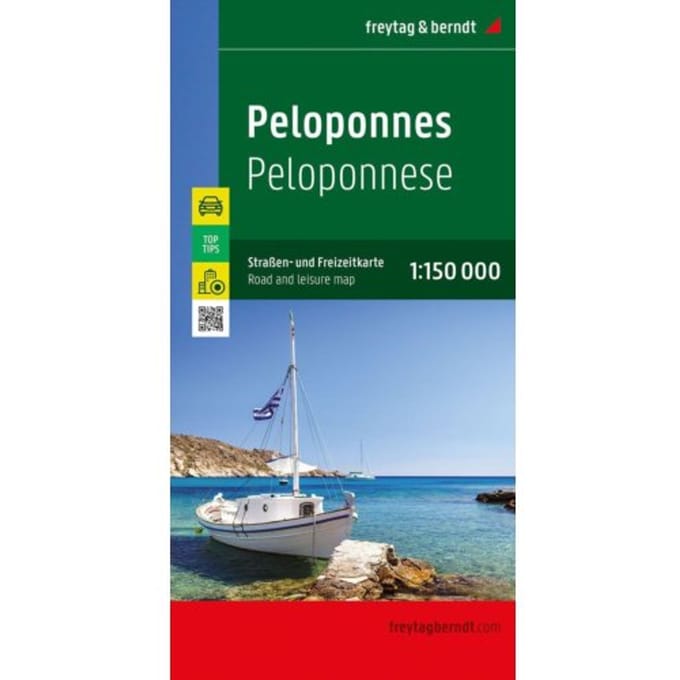 F&B Wegenkaart Peloponnesos - F&B Wegenkaarten