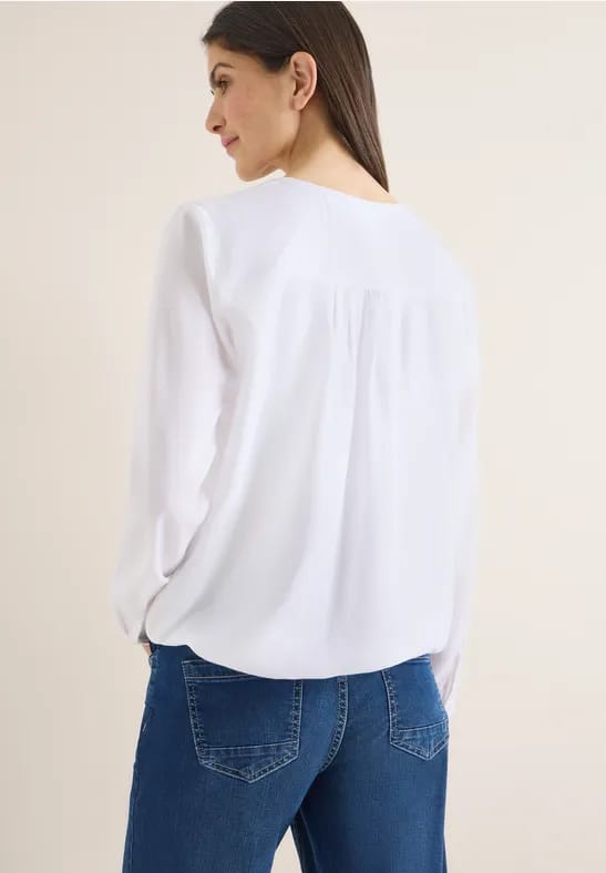 Blouse in effen kleur