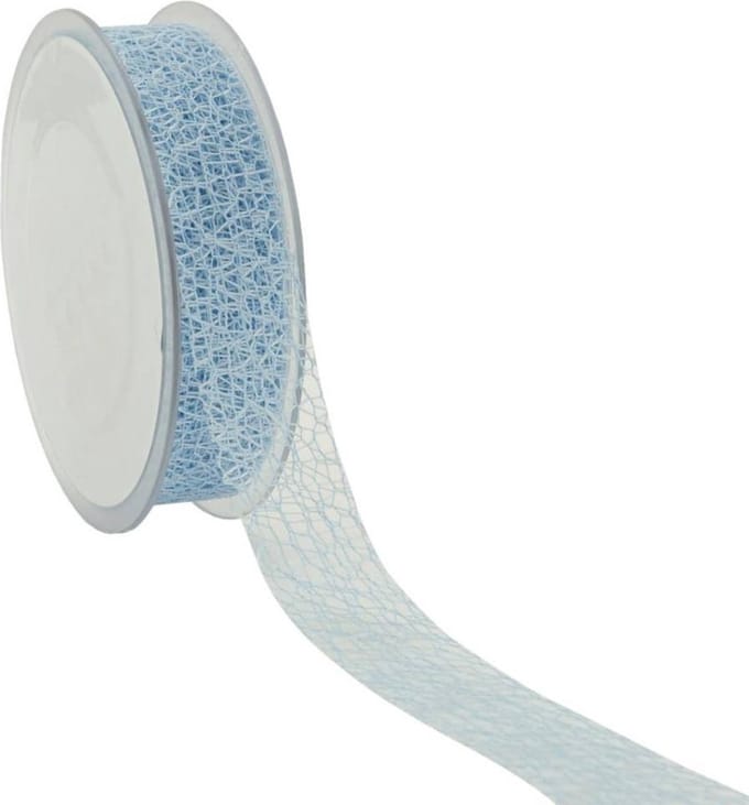 Honeycomblint lichtblauw – 25 mm × 20 m