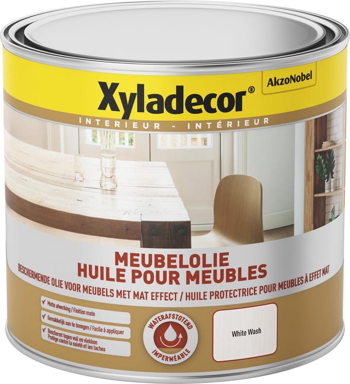 Xyladecor - Meubelolie - White Wash - 0,5 L