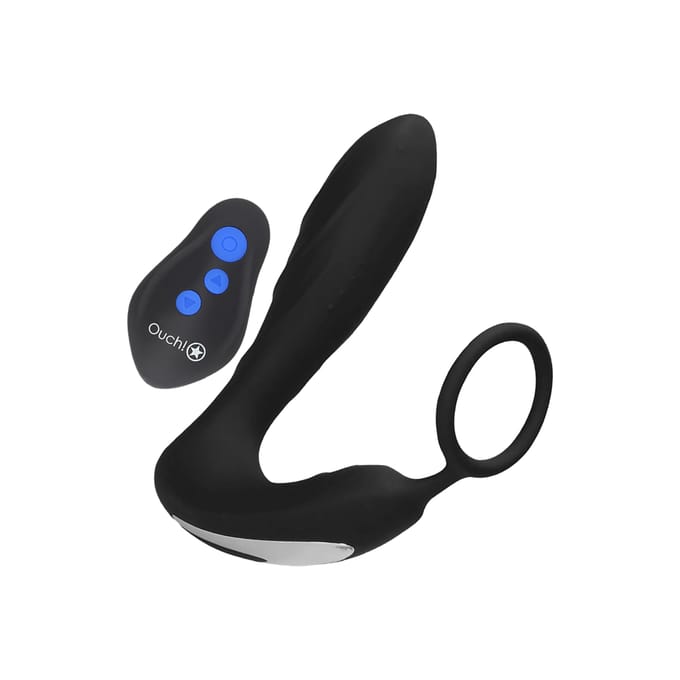 E-stimulation - Vibrerende Butt Plug & Cockring met electro