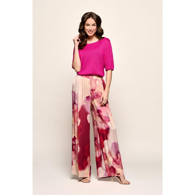 Corby Print Broek Roze