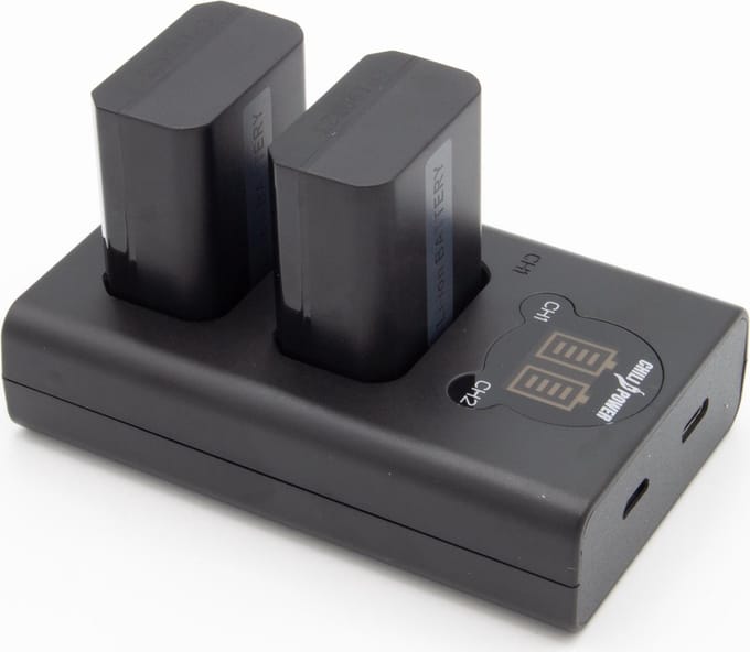 ChiliPower NP-FW50 Sony USB Duo Kit - Camera accu set