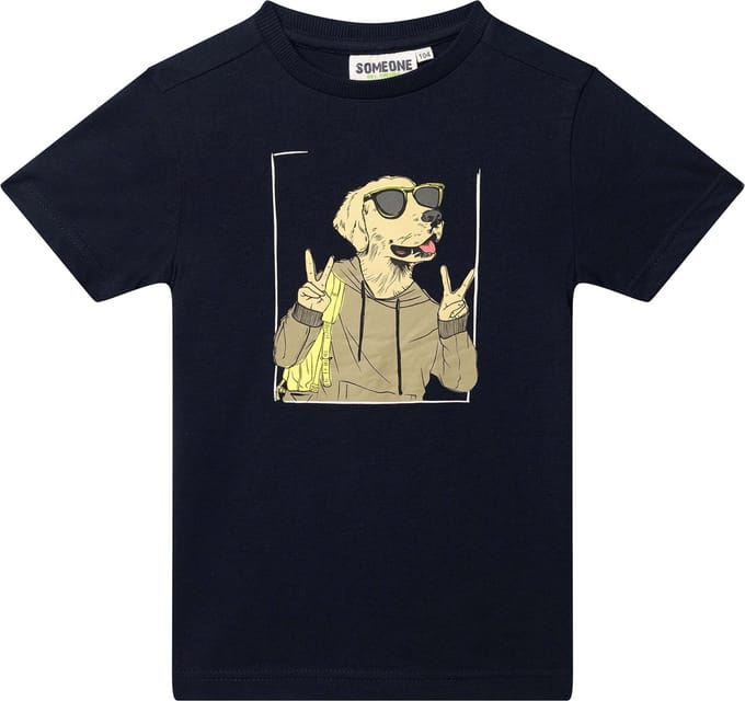 Someone ISAAC-SB-02-G Jongens T-shirt - NAVY