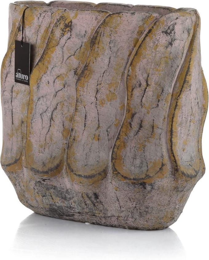 Decoratieve Betonnen Look Bloempot FUMETA