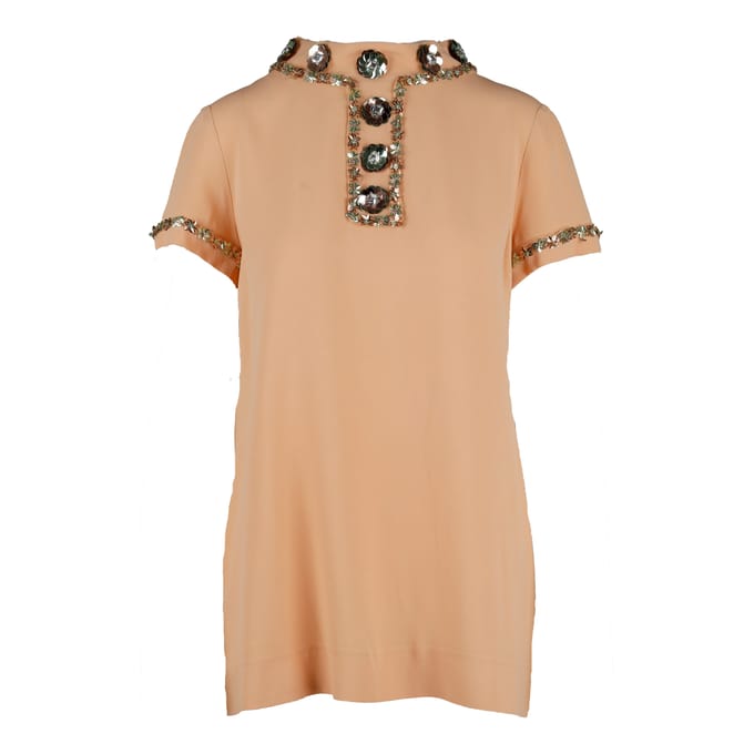 Moschino Pailletten Versierde Blouse - '10s