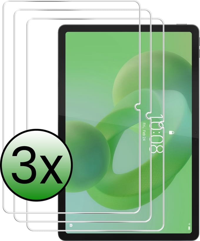 Screenprotector - 3 Stuks Geschikt voor Lenovo Idea Tab - Extra Sterk - Beschermglas - Gehard Glas - Tempered Glass - Screen Protector