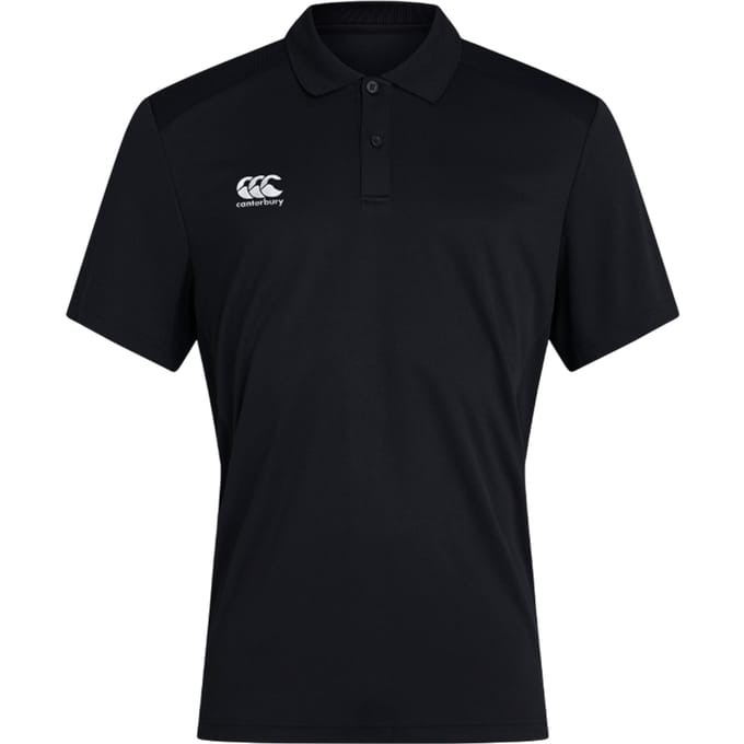 Canterbury Heren Club Dry Poloshirt (Zwart)