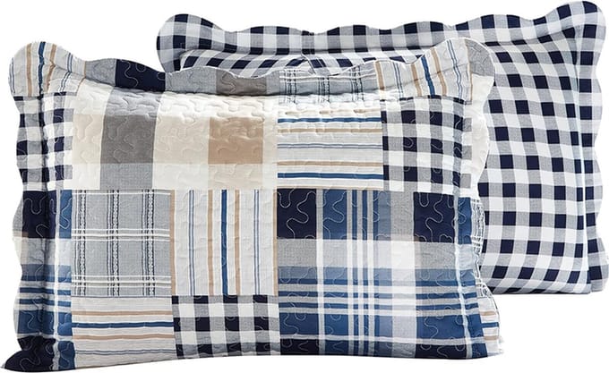 Lavandoux - Kussensloop - Blue Loft - 60x70 - Blauw - Set van 2