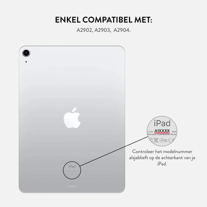 Burga Tablet Case voor de Apple iPad Air 11 inch (2026) M4 / (2025) M3 / (2024) M2 - Offline