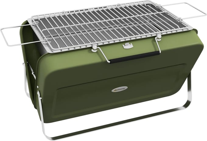 Draagbare bbq, mini-houtskoolgrill