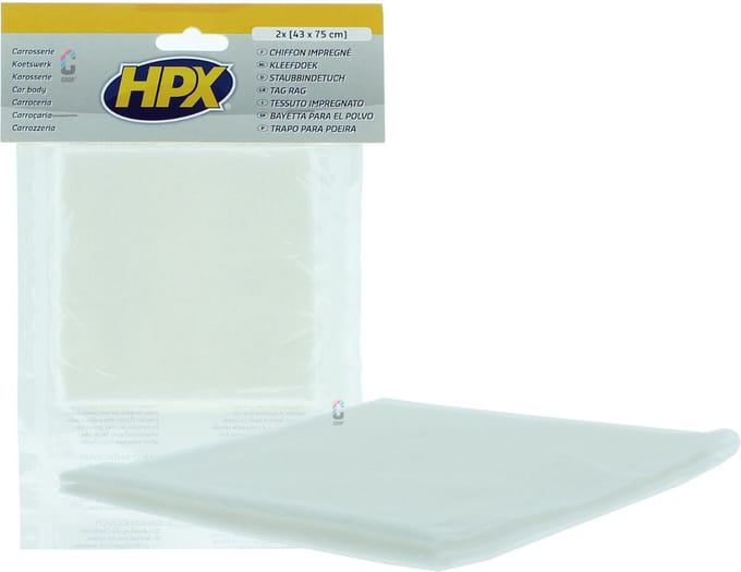 HPX kleefdoek - stof verwijderen - 2 stuks - 43 x 75 cm