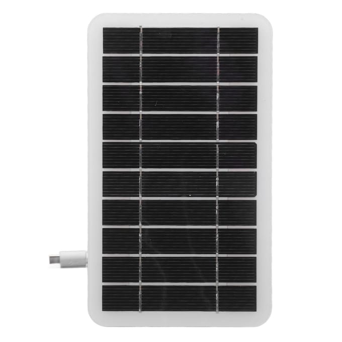 2W 5V Zonnepaneel Lader Draagbare USB Zonne-lader Polysilicium voor Mobiele Telefoon Laag Vermogen gray
