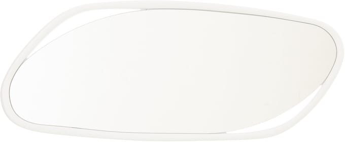 J-Line spiegel Onregelmatig - polyresin - wit
