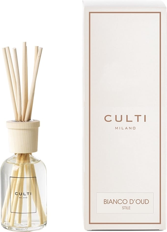 Culti Stile Classic Geurstokjes Milano Classic Bianco D'Oud Diffuser 100ml