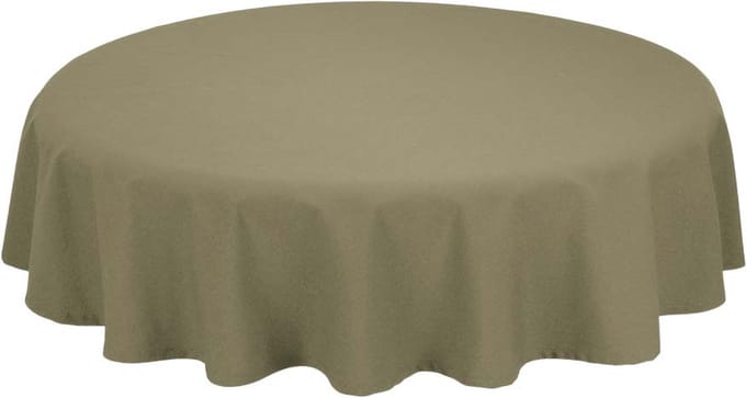 Treb Horecalinnen Tafelkleed Rond Olive 132cm Ø - Treb SP