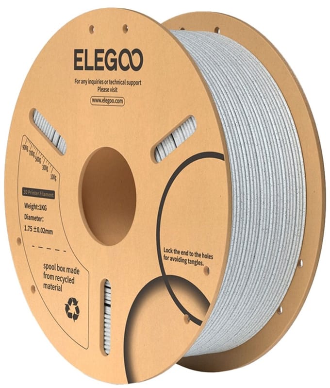Elegoo Filament Pla Marmer Voor 3D-Printers 1,75 Mm Hoge Kwaliteit Geschikt Voor