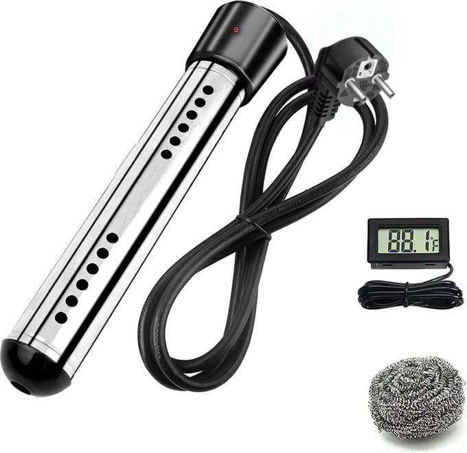 Deluqse Dompelaar 2000W – Met Thermometer – Max 20 Liter