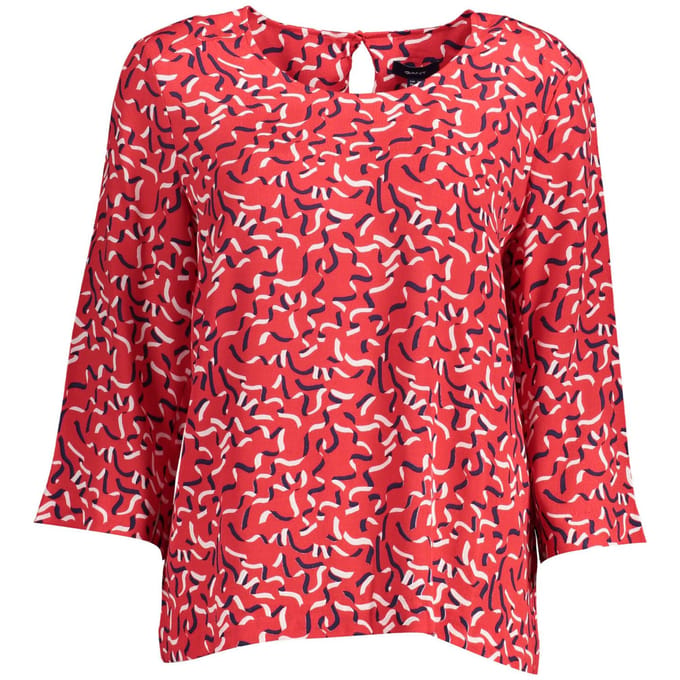 34 Mouw Blouse Abstract Print