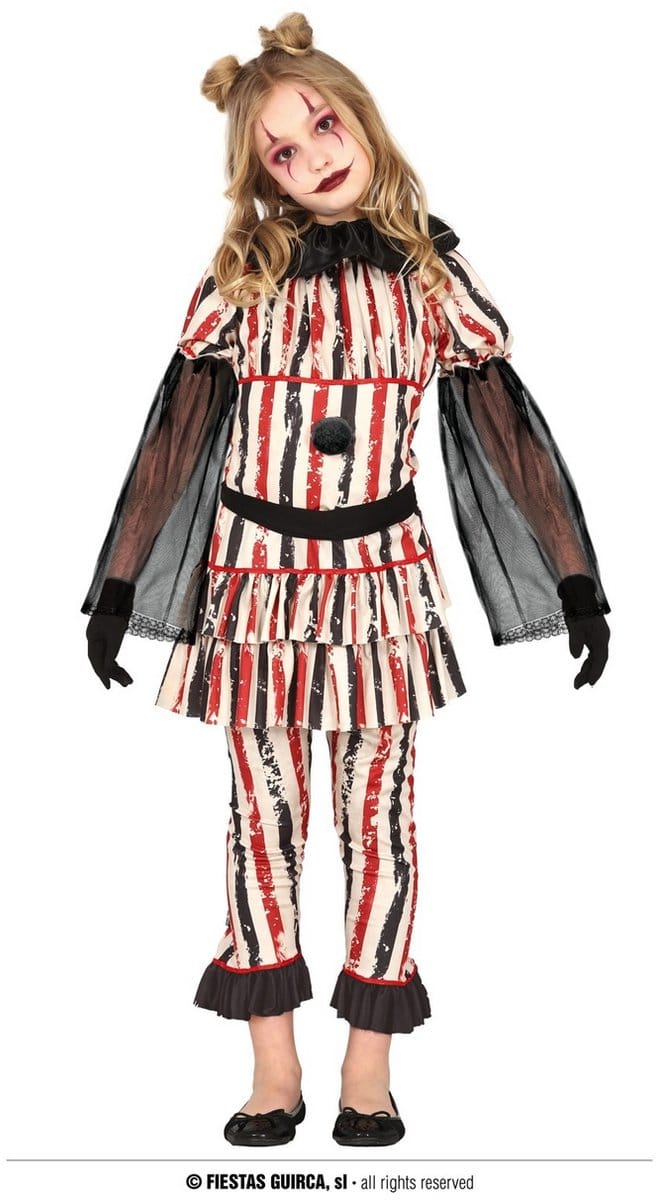 Horror clown meisjes pak.