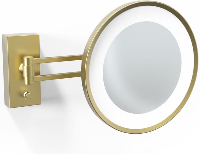 Cosmetische spiegel - BS 36/V LED, mat goud.