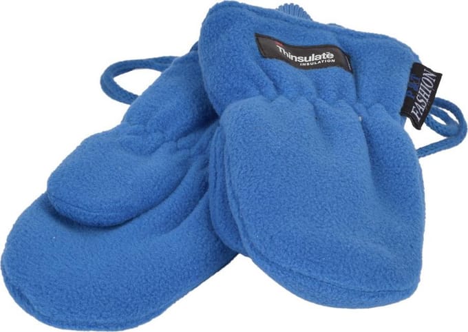 Wanten Kinderen 4-5j. Lichte Bic met Touwtje, Fleece |Dubbel gevoerd Thinsulate