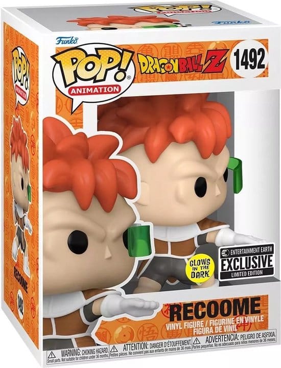 Dragon Ball Z - Recoome (GITD) vinyl figuur 1492 Funko Pop! standaard PVC -