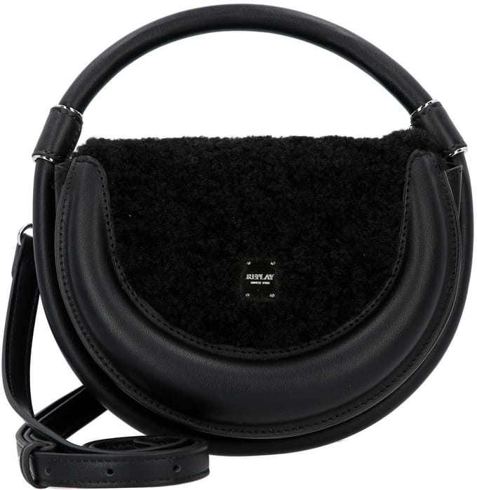 REPLAY schoudertas handtas Crossbody Bag Black zwart