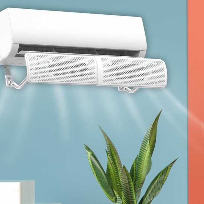 Airconditioning Voorruit Telescopisch Uitlaat Deflector Luchtgekoeld Schot