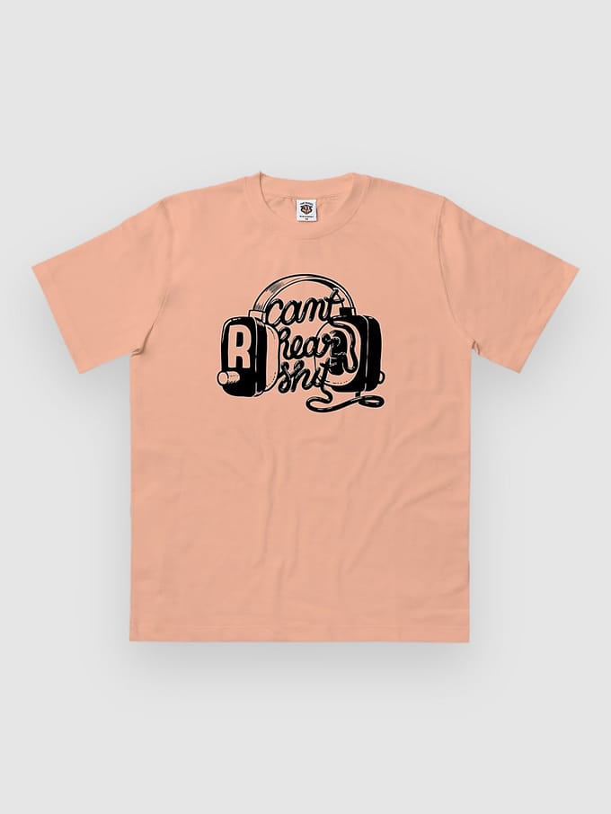 The Dudes Cant Hear Seasonal T-Shirt roze
