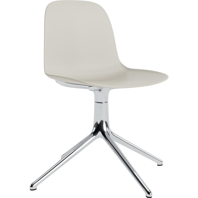 Normann Copenhagen Form Draaistoel - NormannCopenhagenFormLightGrey - aluminium