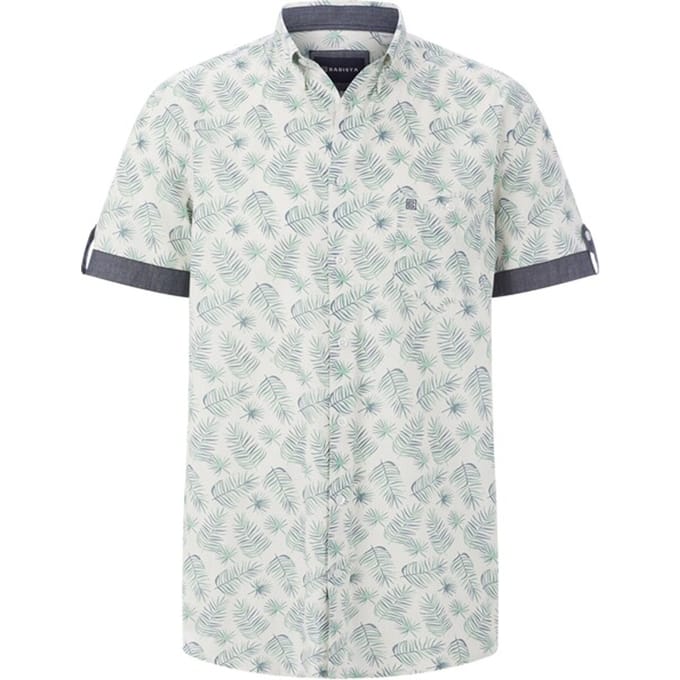 Babista herren Overhemd Met Korte Mouwen - 37/38 - wit - Plus Size