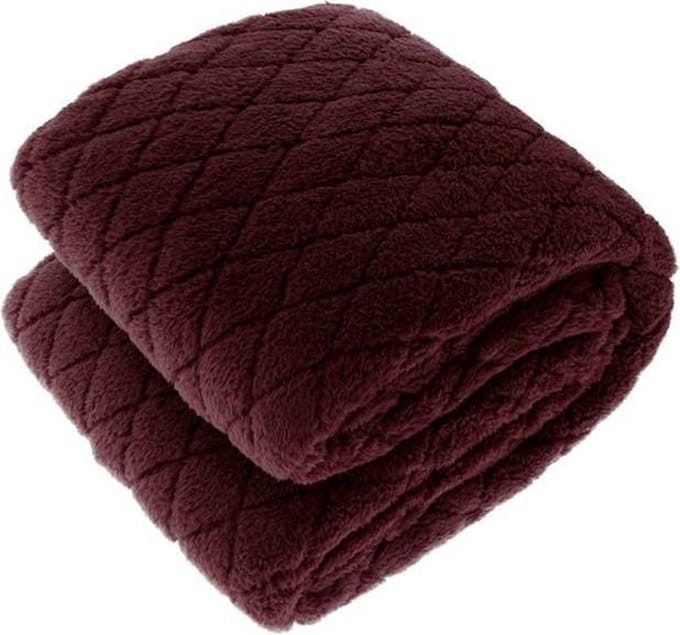 D- Unique Living | Plaid Ezra 150x200cm tawny port