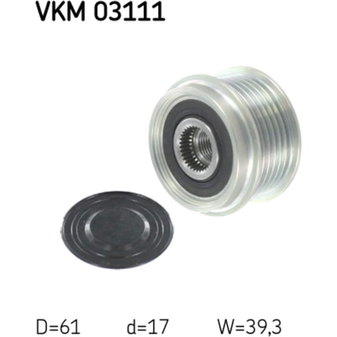 Generator vrijloop SKF VKM 03111