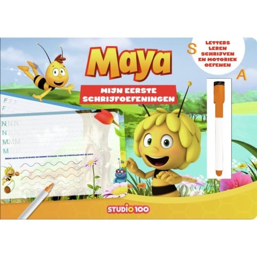 Maya: Kartonboek - Mijn Eerste Schrijfoefeningen - Studio 100