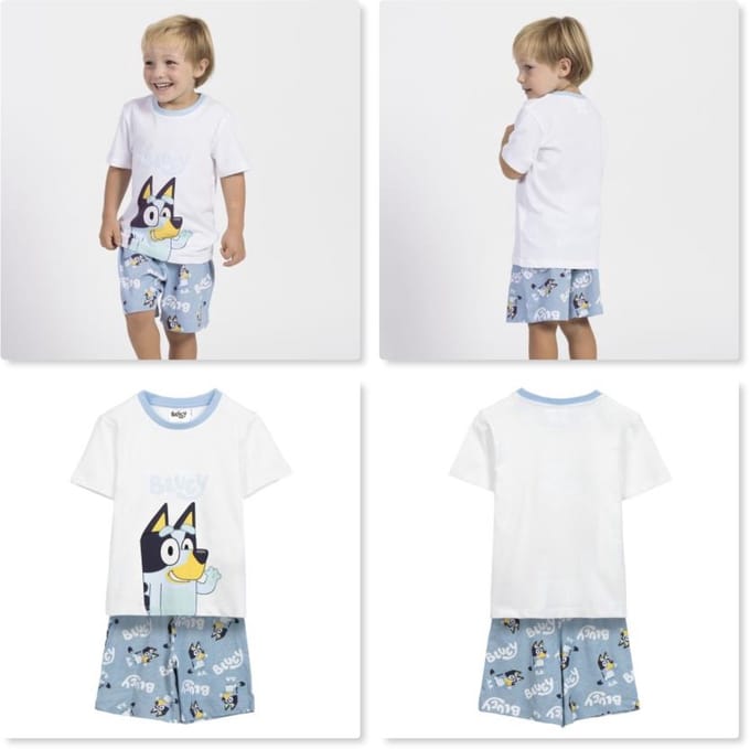 Pyjama "Bluey" Single Jersey short kids series 6 jaar