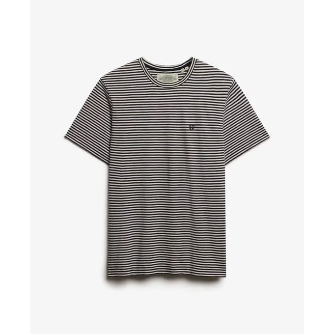 Superdry - Classic Essential Gestreept T-shirt - Heren - T-shirts