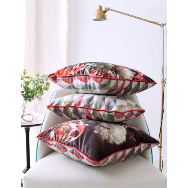 Gek op kussens! Sierkussen velvet fish | 45 x 45 cm | polyester