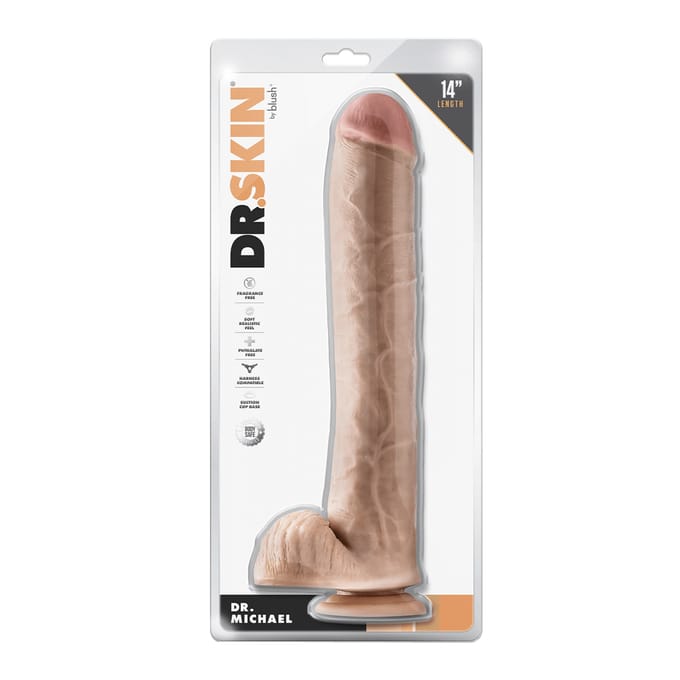 Realistische Dildo Blush Dr Skin PVC Ø 6,3 cm