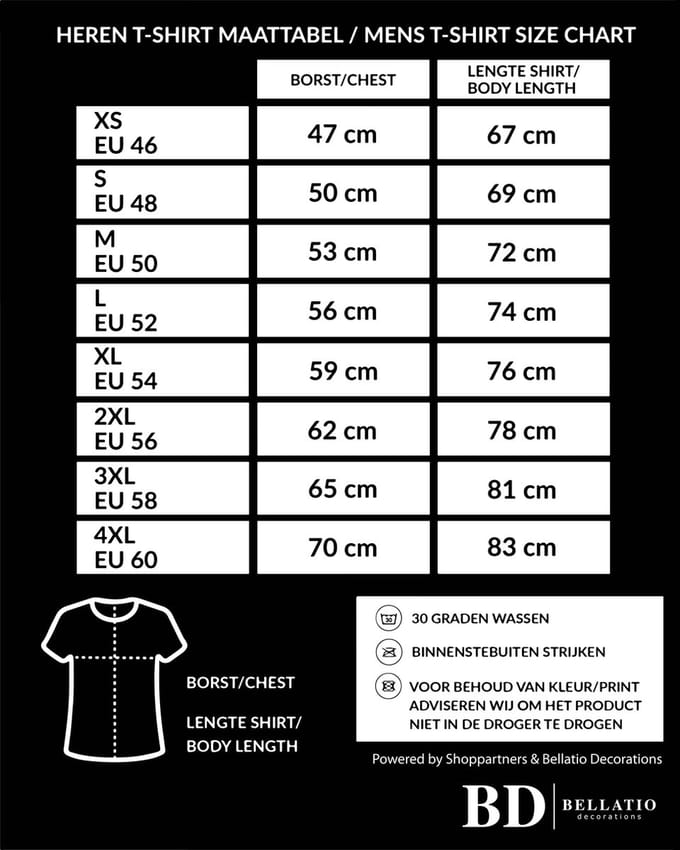 Grote maten Helemaal uit mijn dak t-shirt - wit plus size heren XXXXL