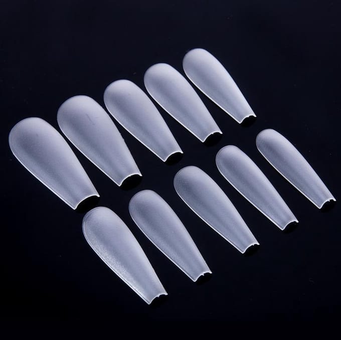 MollyLac - Ballerina Tips - Heldere Mat - Model 7 - 500 Stuks