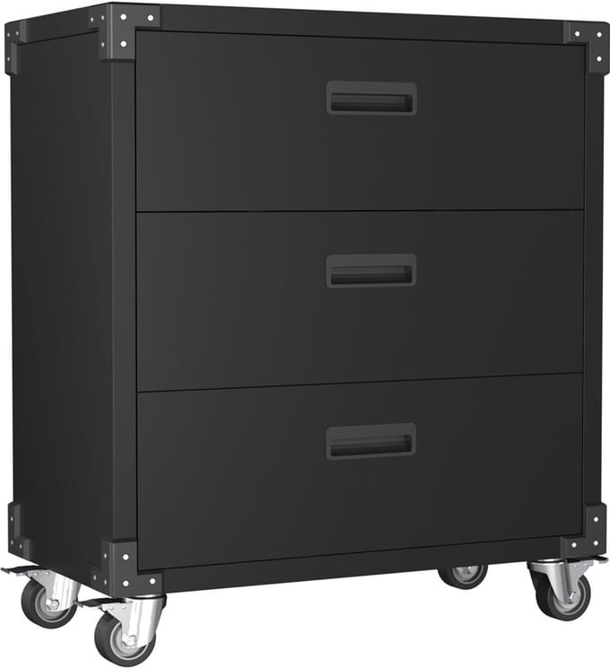 Fornorth Gereedschapswagen 90x80x42cm met drie laden