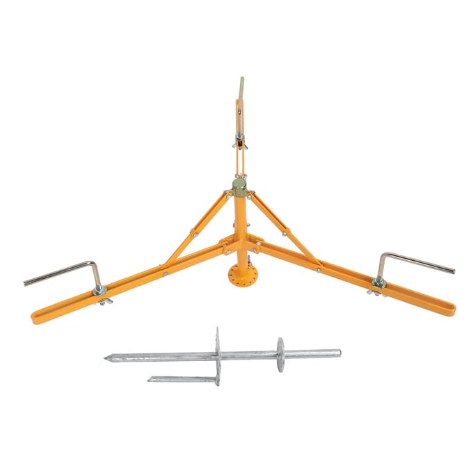 Jenny Hekdraad Afroller Verstelbare Heavy Duty Hekdraad Dispenser Distributor met Anti-Overtoerental Apparaat orange