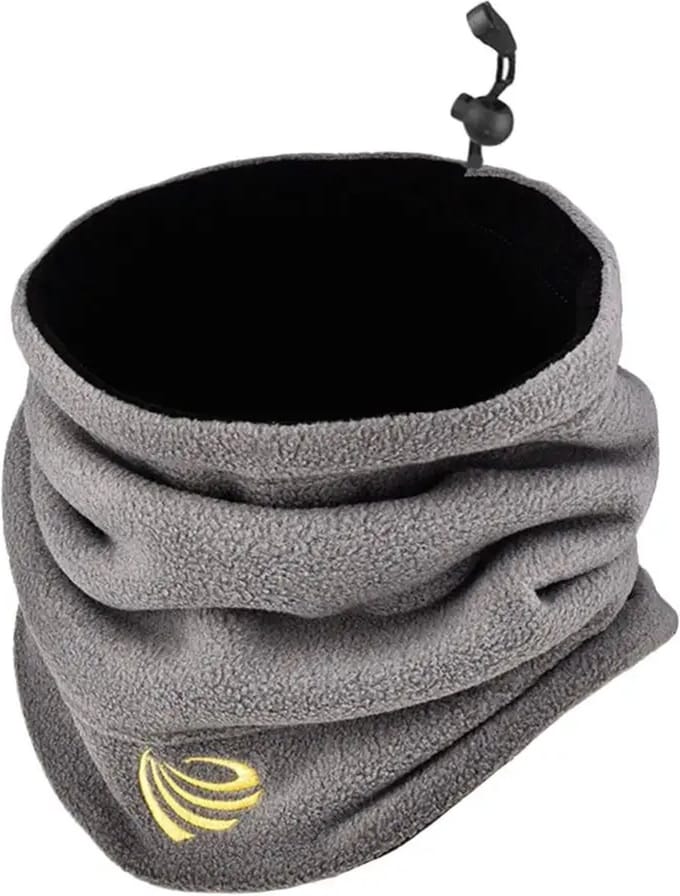 Grijze Verstelbare Nekwarmer – Comfort en Perfecte Pasvorm