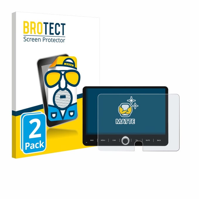 BROTECT - Screenprotector voor Dynavin D9-JP Plus 10.1" - Folie Beschermfolie matte 2 Stuks